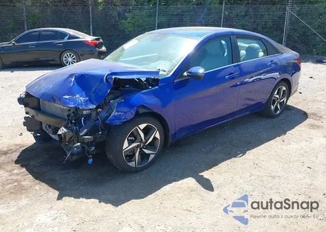 2023 Hyundai Elantra Limited z USA, uszkodzony, nr VIN KMHLP4AG0PU459653